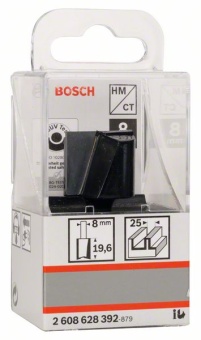 Пазовая фреза 8 mm, D1 25 mm, L 20 mm, G 51 mm 2608628392